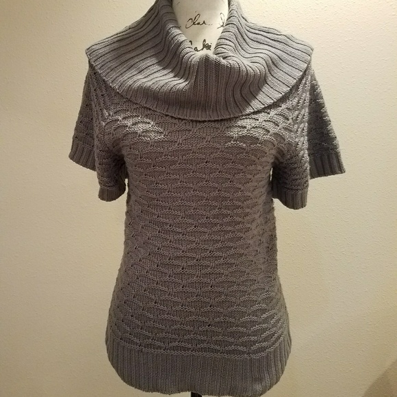 Grass Collections short sleeve grey sweater - Picture 1 of 5